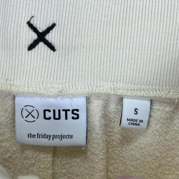 CUTS The Friday‎ Projects Cream Joggers Sz Small - Picture 3 of 3